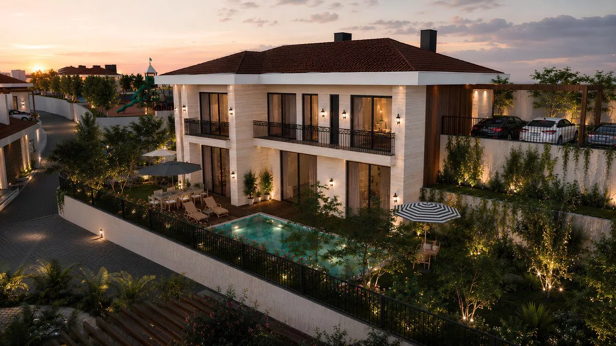 Durusu Villas Night